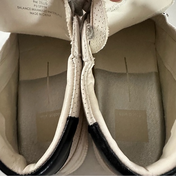DOLCE VITA ZONYA COPPER AND WHITE LEATHER SNEAKERS SIZE 9 - Picture 12 of 14
